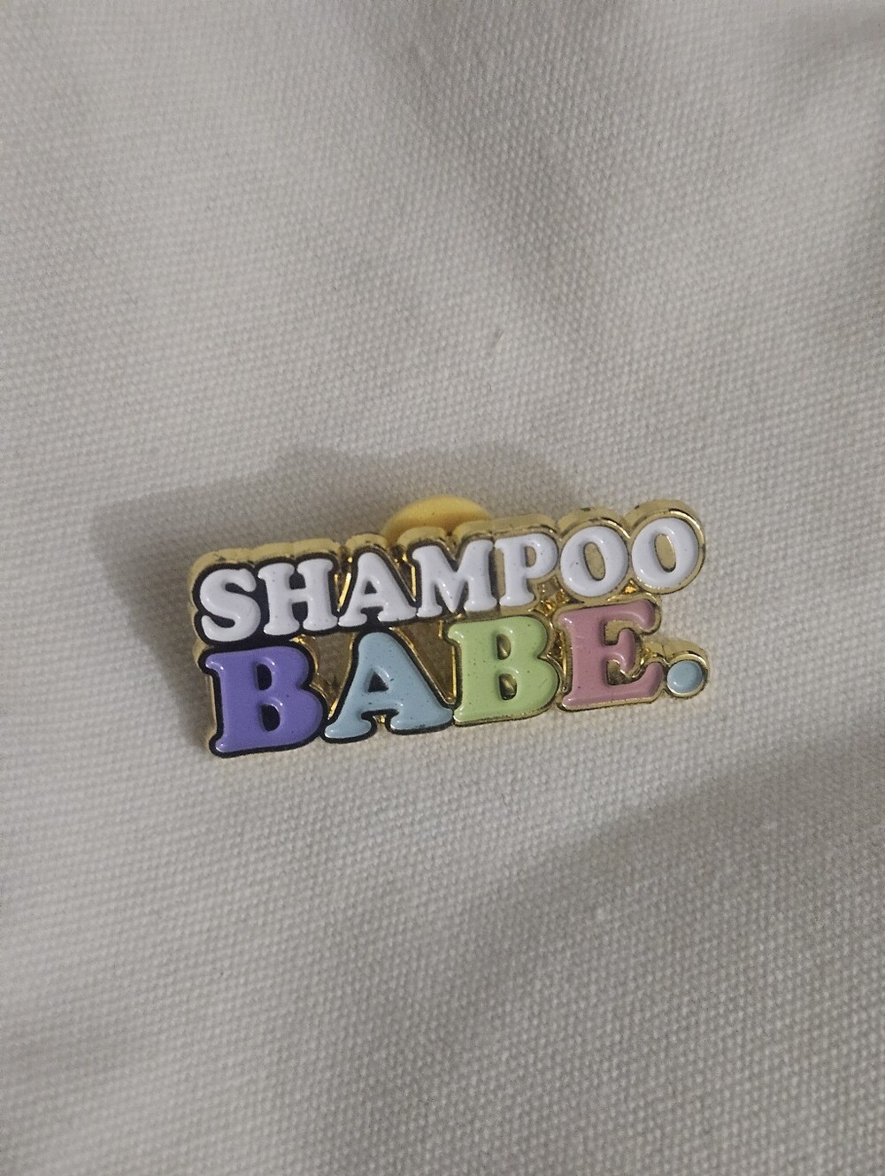 Shampoo Babe Enamel Pin - Pastel Multi-Color
